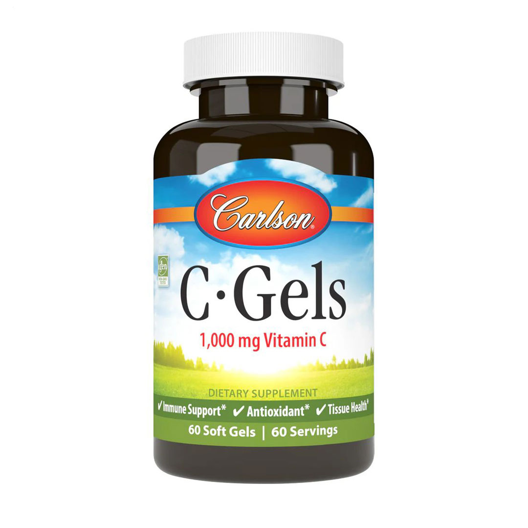Вітамін С Carlson Labs C-Gel Vitamin C 1000 мг, 60 гелевих капсул